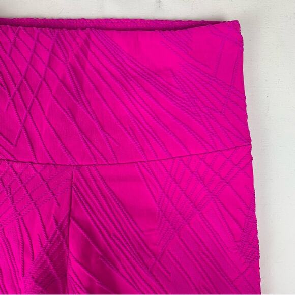 Onzie women's small medium pink leggings laser cut out barbie bright gym lulu - Picture 10 of 12